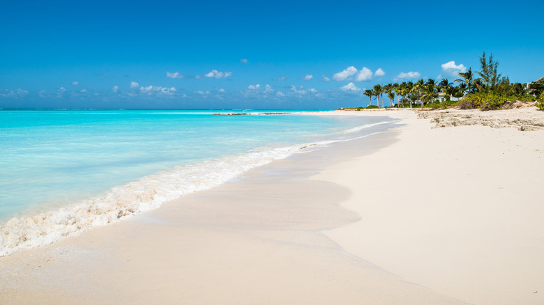 Sun on Grace Bay beach