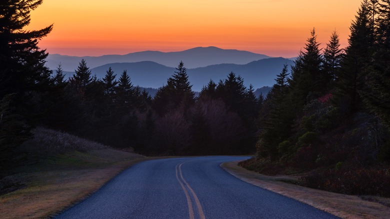 Blue Ridge Parkway sunset