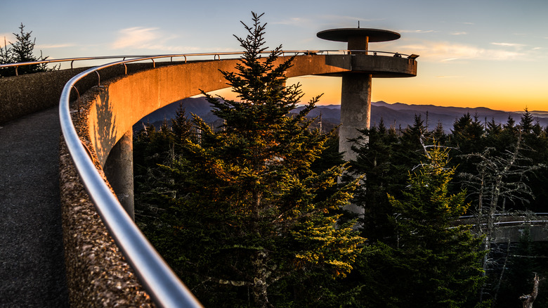 Observation tower at Clingmans Dome