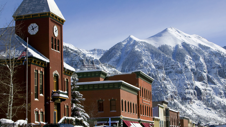 Buildings in Telluride Colorado