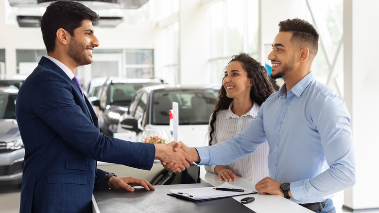 Rental car counter