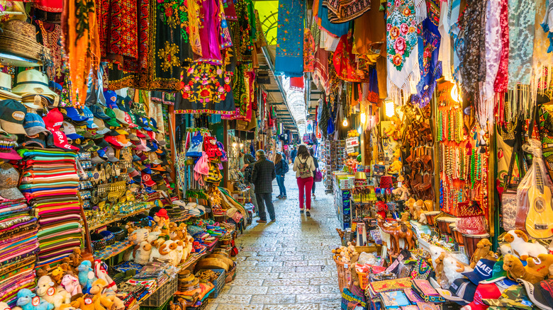 Jerusalem souvenir market