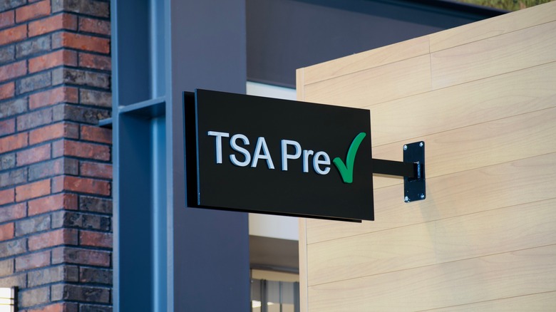 TSA PreCheck sign