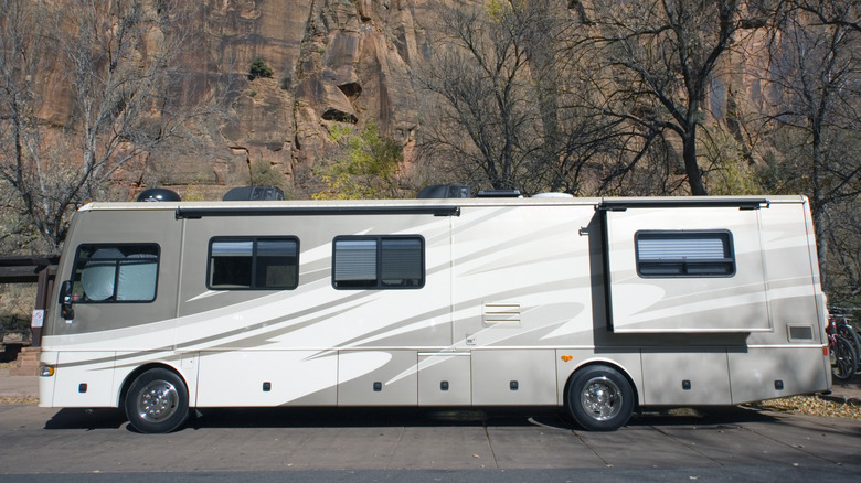 large Class A motorhome 