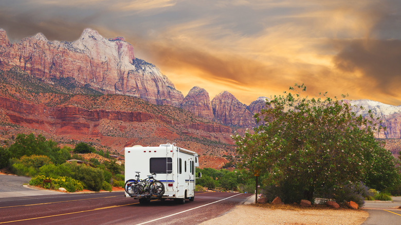 RV driving in public land