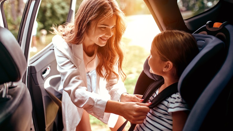 Child in car seat