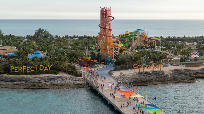 Aerial view of CocoCay