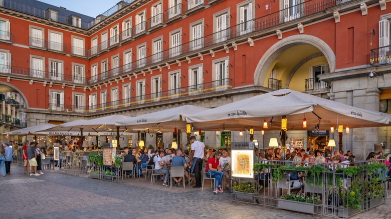 Restaurant in Plaza Mayor, Madrid