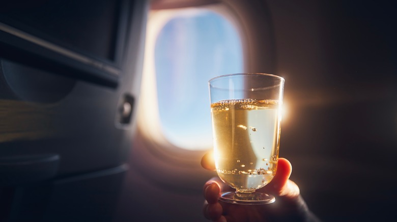 drink on plane