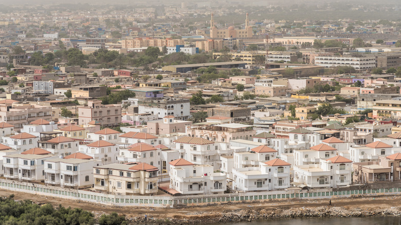 Djibouti City from above