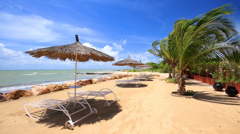 Saly Beach view