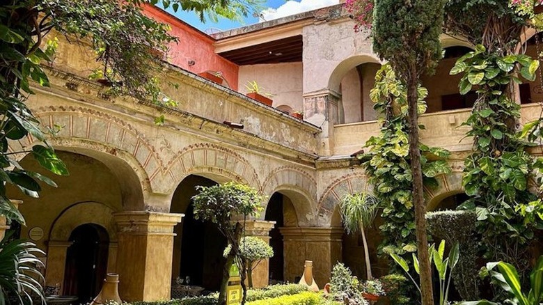Garden at Quinta Real Oaxaca