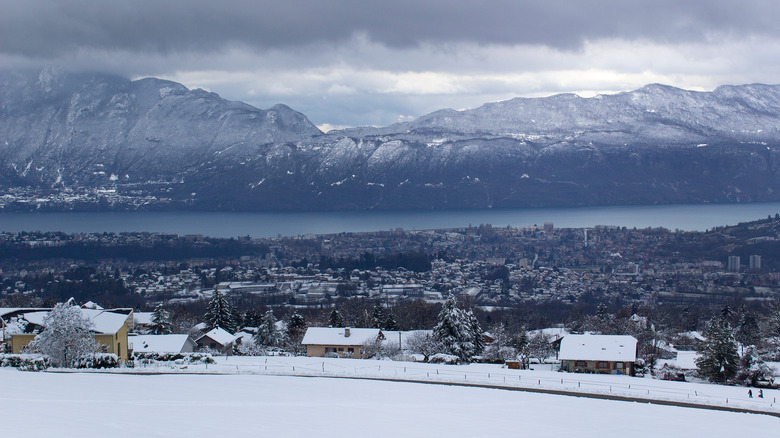 Winter in Lac du Bourget