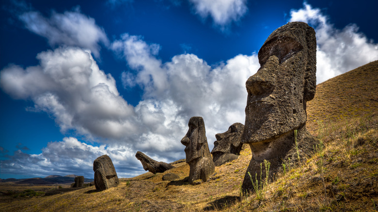 The moais of Rapa Nui