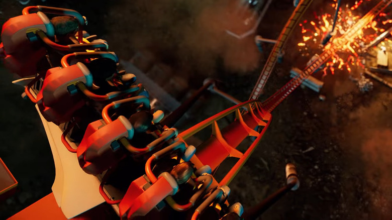 Iron Menace roller coaster at Dorney Park concept art