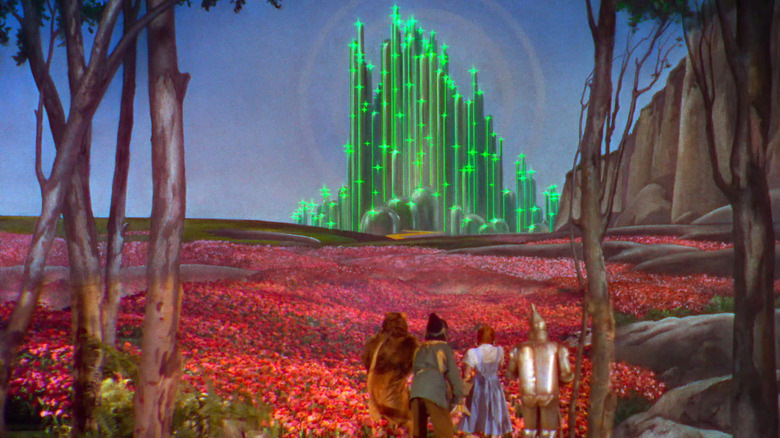 Dorothy looking at Emerald City