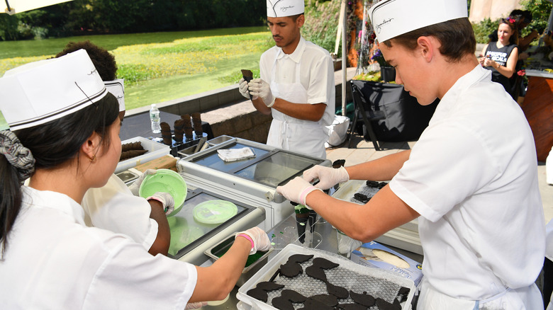 Morgenstern's Finest Ice Cream being scooped