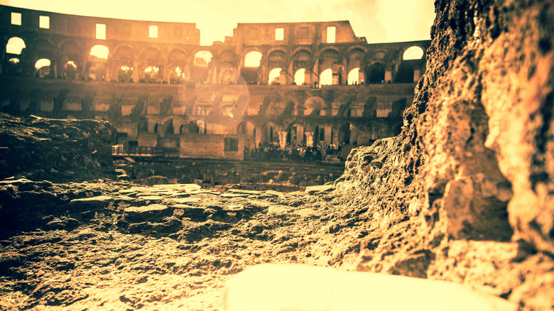 Colosseum and Gladiator Arena in Rome