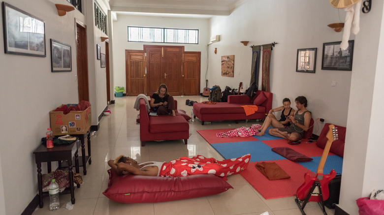 couch surfers in Cambodia