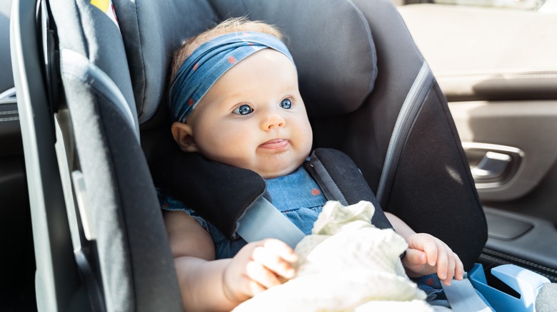 newborn in car seat