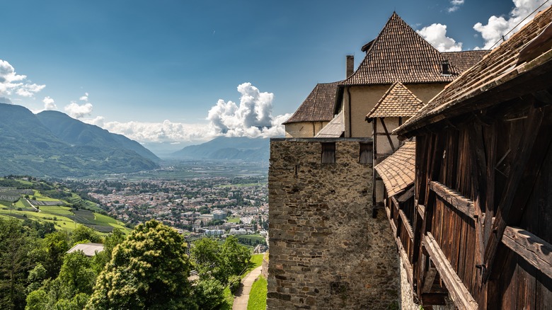 Panoramic view from Castle Tyrol