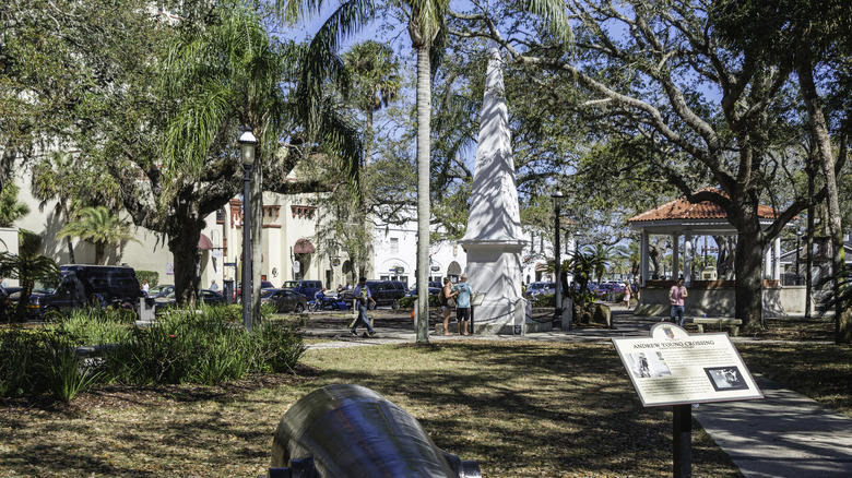 Canon in Plaza de la Constitucion, St. Augustine