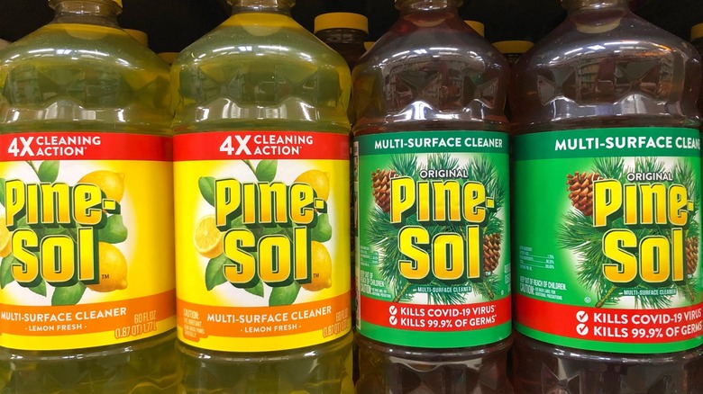 Pine-Sol bottles