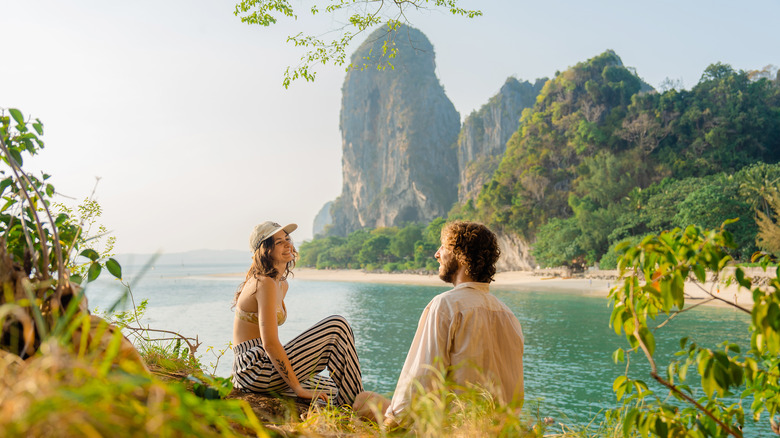 couple on Thailand beach