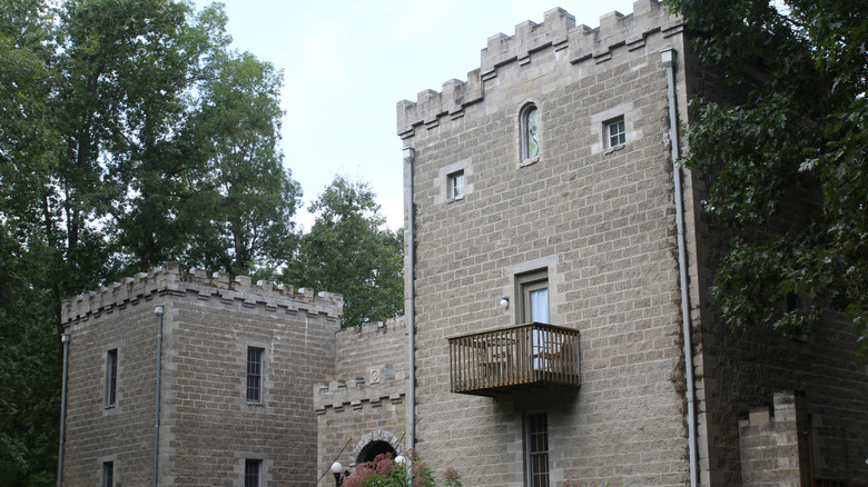 Exterior facade of Ravenwood Castle