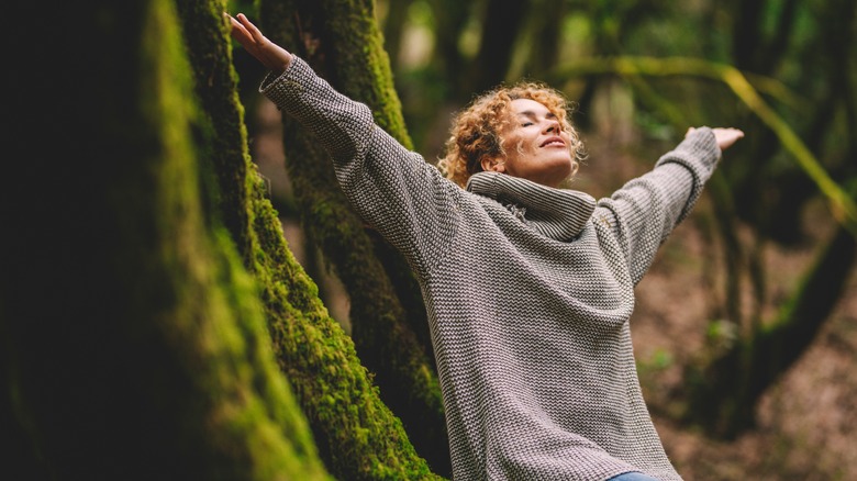 Woman in nature