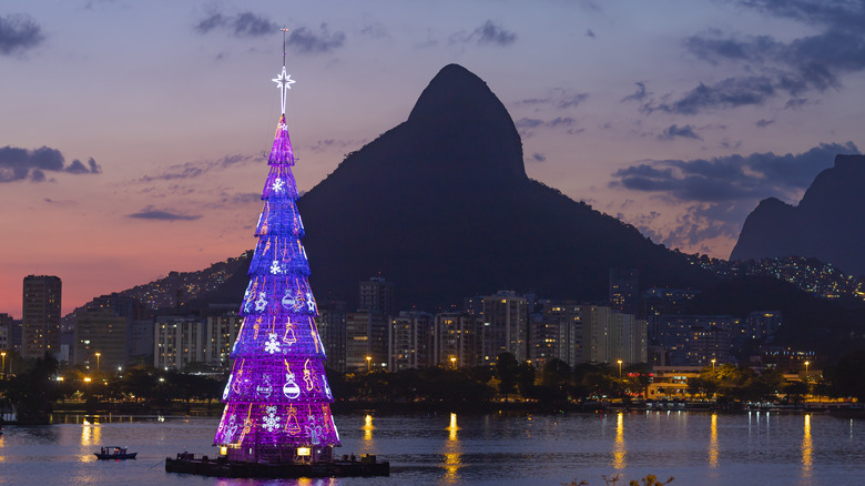 Christmas tree in Rio de Janeiro