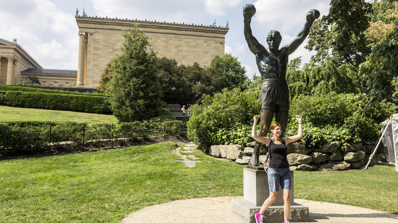 Rocky statue at Philadelphia Museum of Art