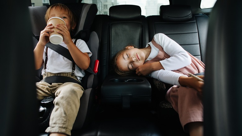 Children in a car