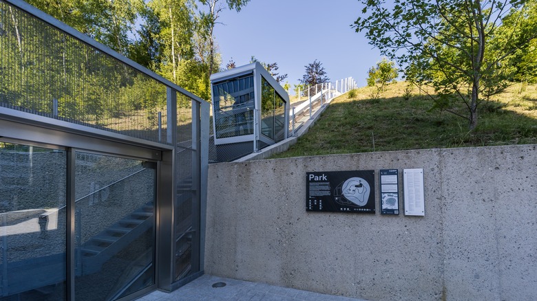 Zurich Airport park entrance