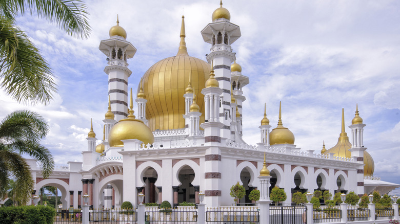 White mosque in Malaysia