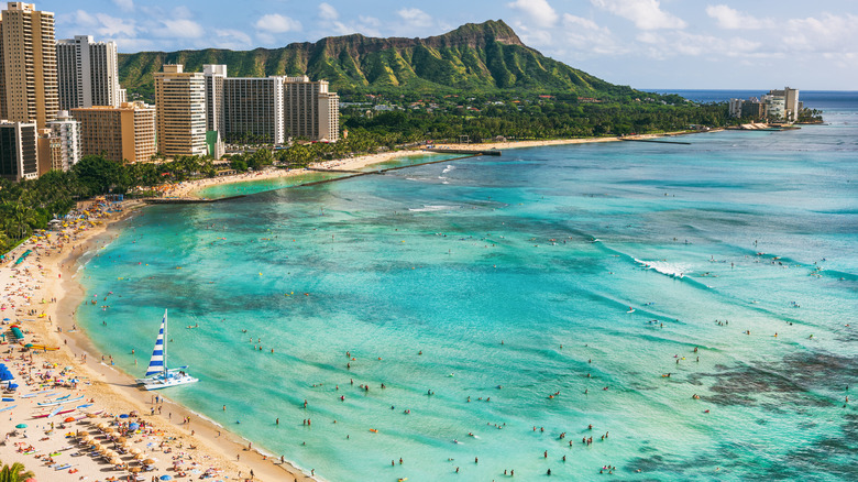 Waikiki Beach in Oahu Hawaii