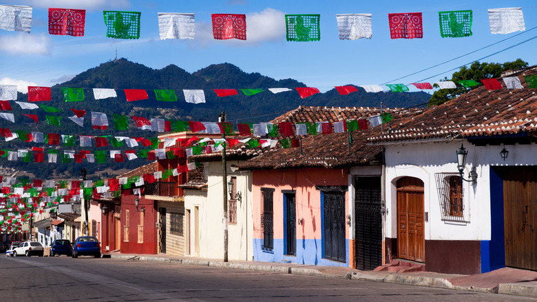A small town in Mexico