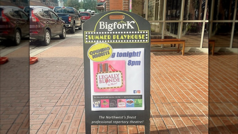 Bigfork Summer Playhouse sign