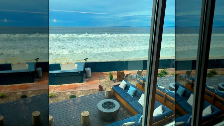 View from a room at Monterey Beach Hotel