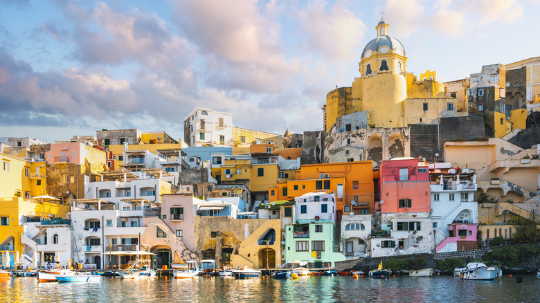 colorful Procida in Italy