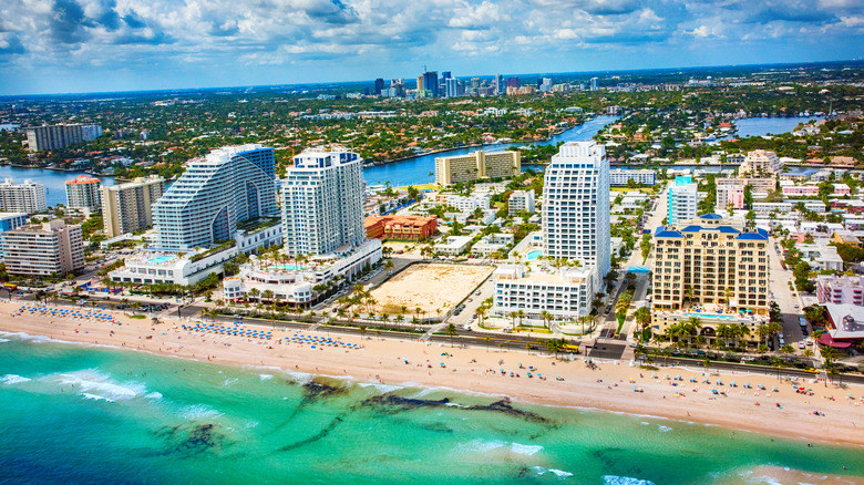 Fort Lauderdale stretching into distance