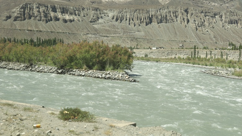 white rapids in Pakistan