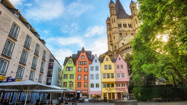 colorful building in Cologne