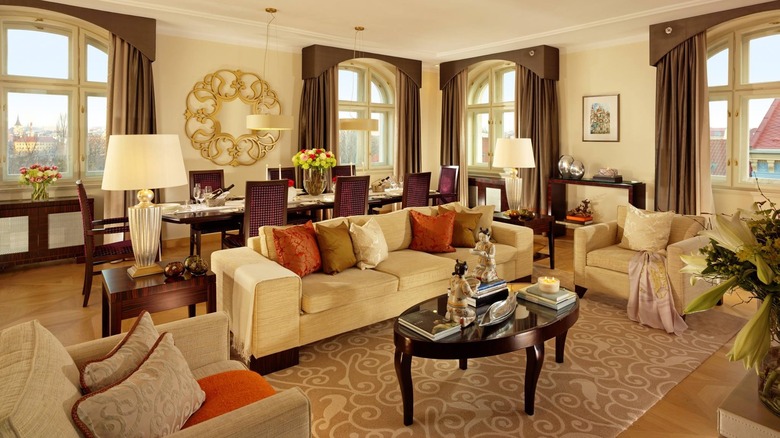 Presidential Suite seating area