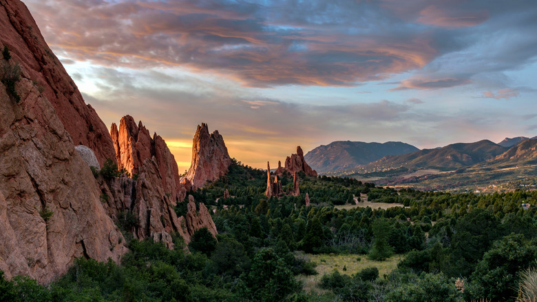 Sunrise at Garden of the Gods