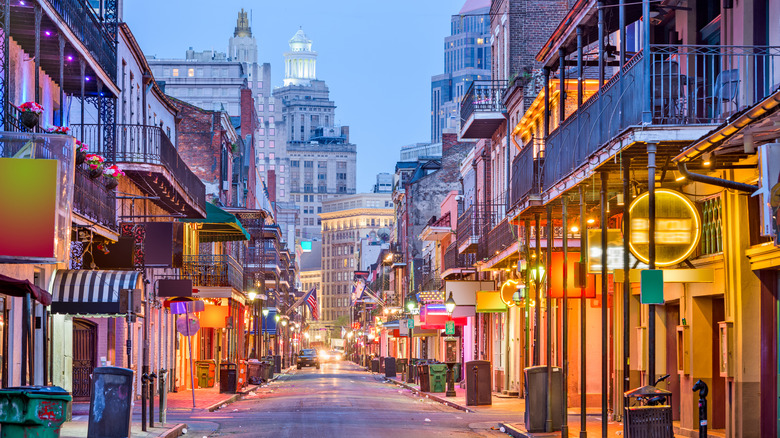 Bourbon Street in New Orleans