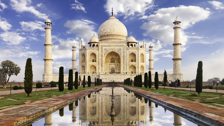 The Taj Mahal and reflection