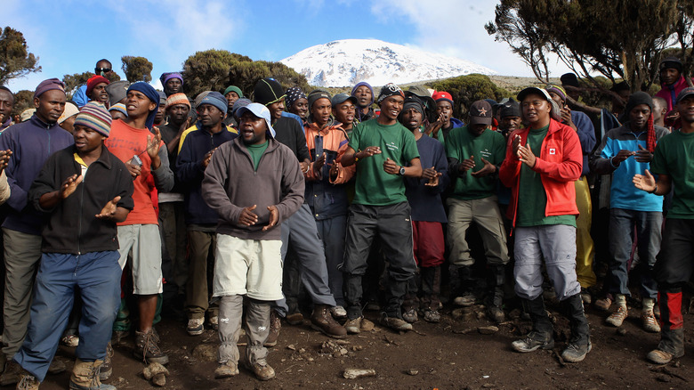 Kilimanjaro guides and porters