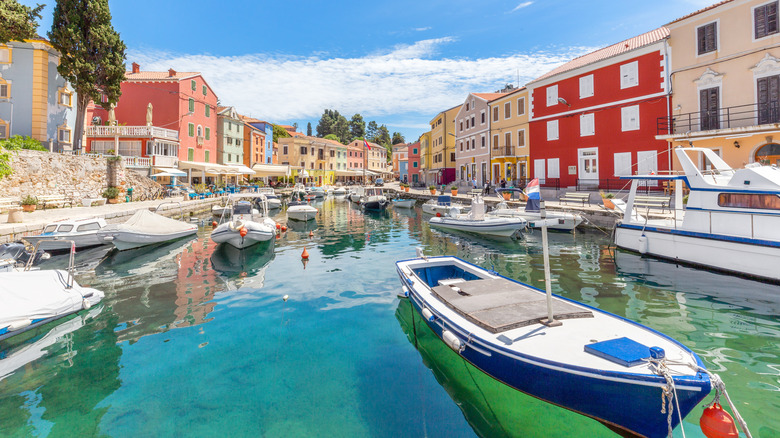 Picturesque houses in Croatia