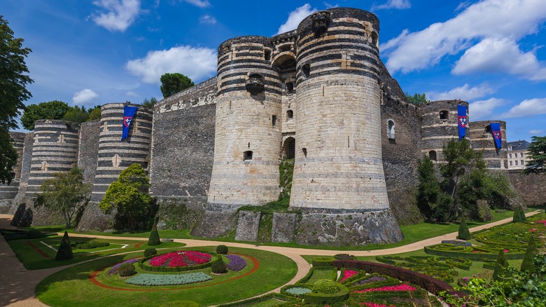 Château d'Angers from ground